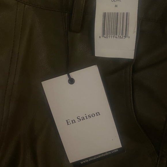 En Saison Lana Vegan Leather Trousers - Picture 6 of 6